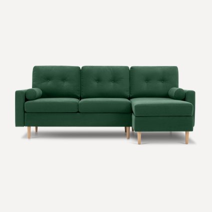 Диван угловой Динс Velvet Emerald