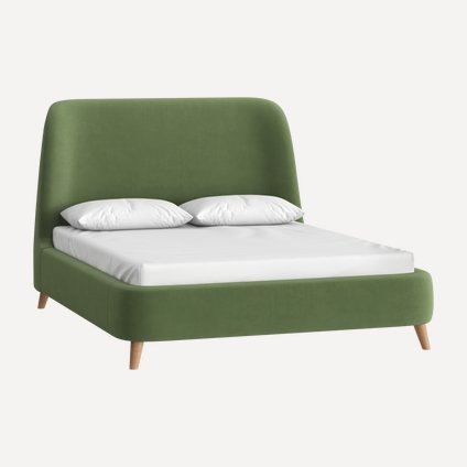Кровать Молсон 140 Velvet Olive