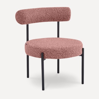 Кресло Ланси Wool Pink