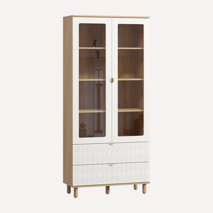 Витрина Теджонс-1 Leaf Milk Oak