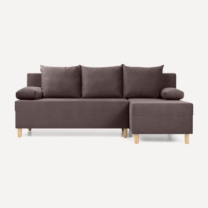 Диван угловой Амрано Velvet Stone