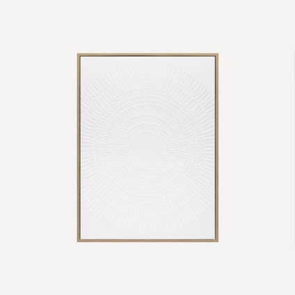 Картина Рельеф White Round