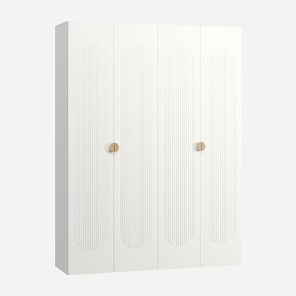 Распашной шкаф Луми-4 Milk