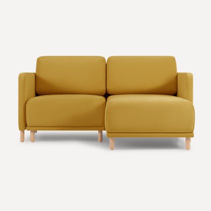 Диван угловой Нордика мини Velvet Yellow