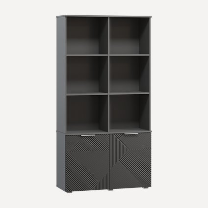 Стеллаж Шелтон-2 Grafit