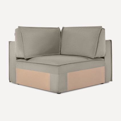 Угловое кресло Этен Vertical Beige