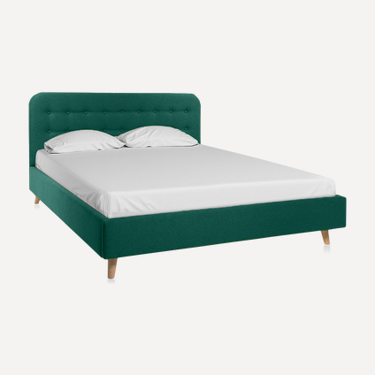 Кровать Динс 140 Velvet Emerald