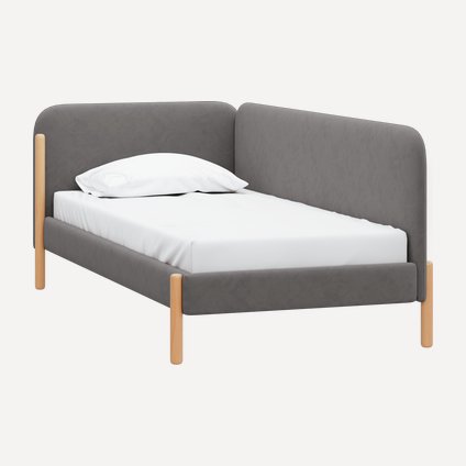 Кровать Кейси 90 Velvet Grey