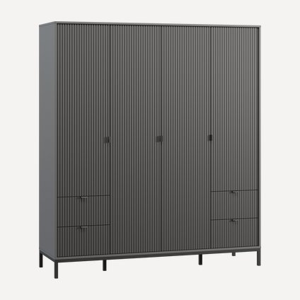 Распашной шкаф Трейвис-4 Grafit