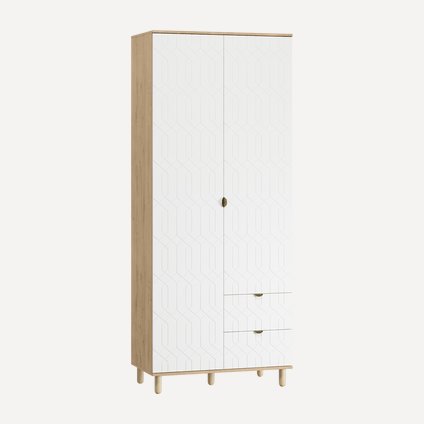 Распашной шкаф Теджонс-2 Deco Milk