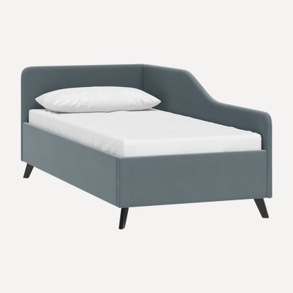 Кровать Лория 90 Barhat Grafit