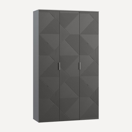 Распашной шкаф Шелтон-3.2 Grafit