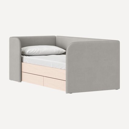 Детская кровать Модди 90 Velvet Silver