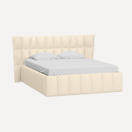 Кровать Даймант-Floor 160 Barhat White