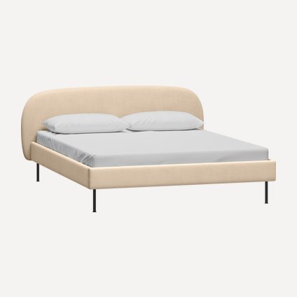 Кровать Берта 140 Velvet Light