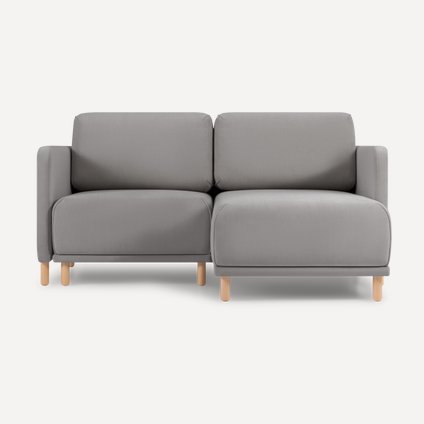 Диван угловой Нордика мини Velvet Smoke