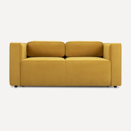 Диван прямой Аронт Мини Velvet Yellow