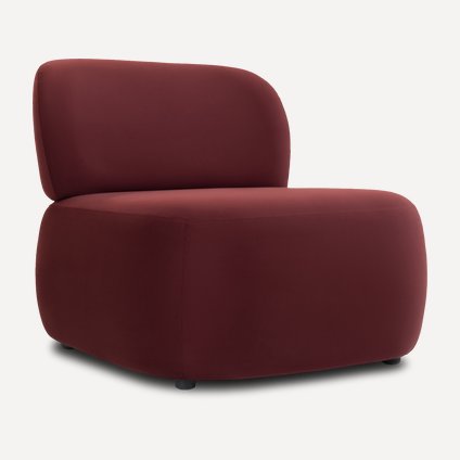 Кресло Нелви Velvet Marsala