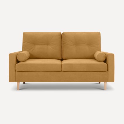 Диван прямой Динс Мини Velvet Yellow
