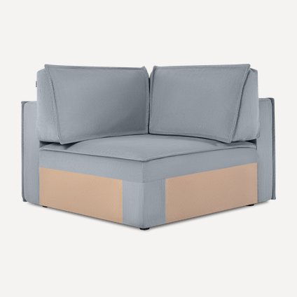 Угловое кресло Этен Vertical Silver