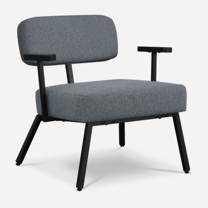 Кресло Лучето Bucle Dark Blue