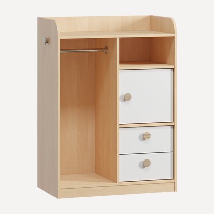 Стеллаж Арчи-2 Milk Plywood