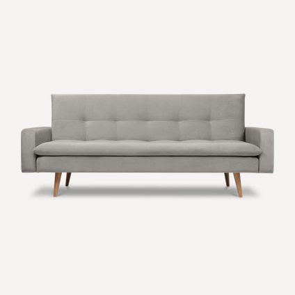 Диван прямой Динен Velvet Silver