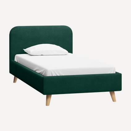 Кровать Лайтси 90 Velvet Emerald