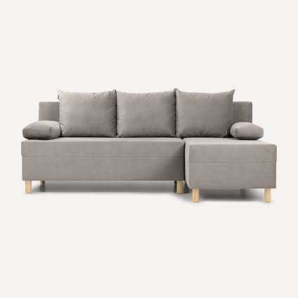 Диван угловой Амрано Velvet Cocoa