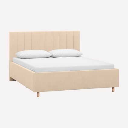 Кровать Адель 140 Velvet Light