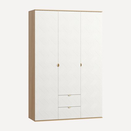 Распашной шкаф Монблан-3 Fancy Milk Oak