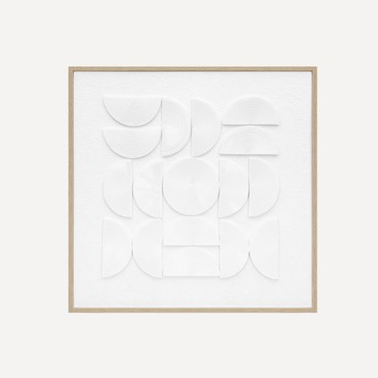 Картина Рельеф-2 White Geometry