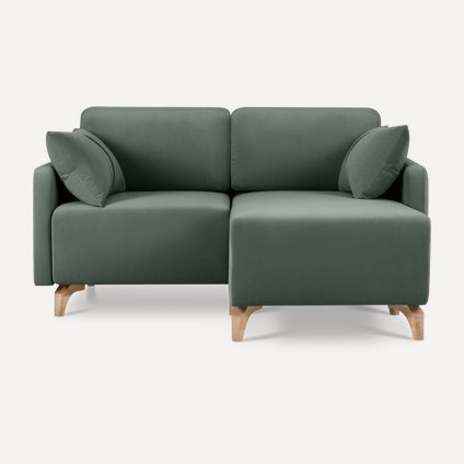 Диван угловой Льери Мини Velvet Olive