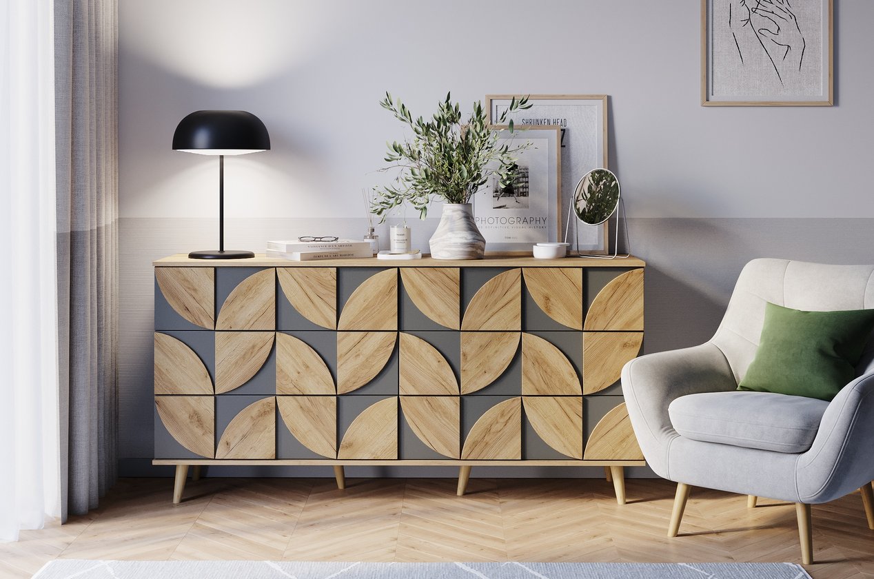 Комод Модерн-2 Grey – купить в Москве по цене 59 990 рублей в интернет ...