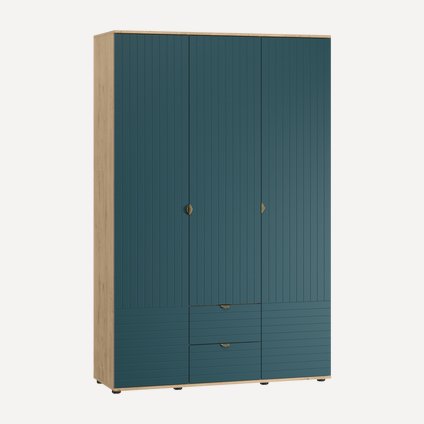 Распашной шкаф Монблан-3 Line Aquamarine