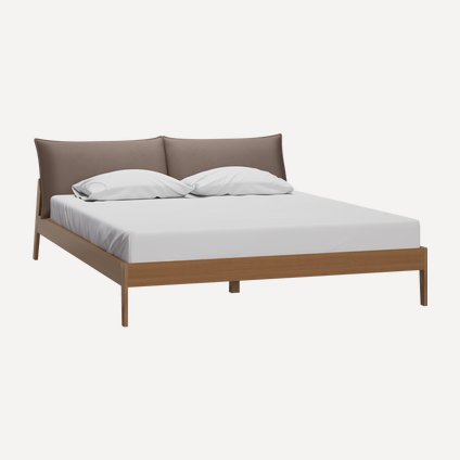 Кровать Эвелен-Walnut 140 Barhat Latte