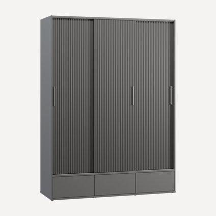 Шкаф-купе Беррингтон-3.1-177-240 Grafit