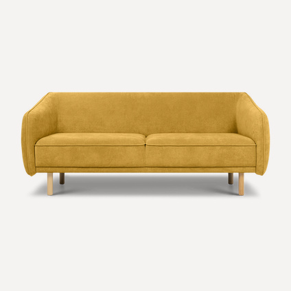 Диван прямой Коренс-3 Happy Yellow