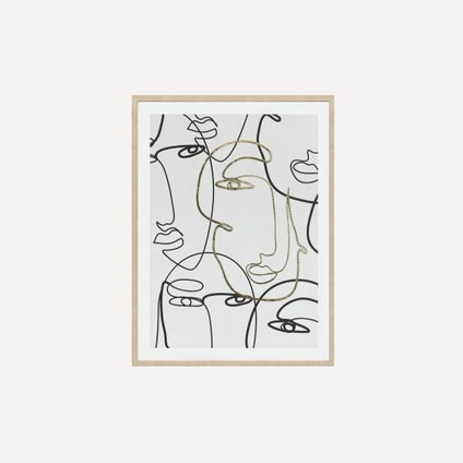 Картина Графика Faces