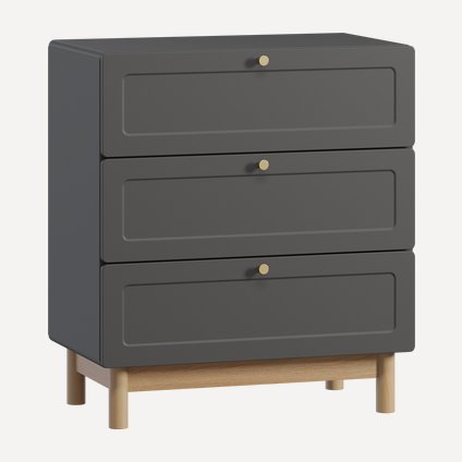 Комод Виклу-1 Grafit Oak
