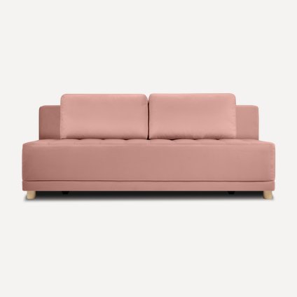 Диван прямой Мира Velvet Pink