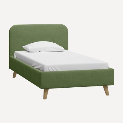 Кровать Лайтси 90 Velvet Olive