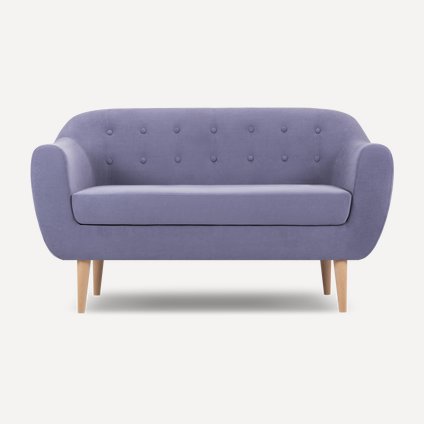 Диван прямой Роттердам Velvet Violet