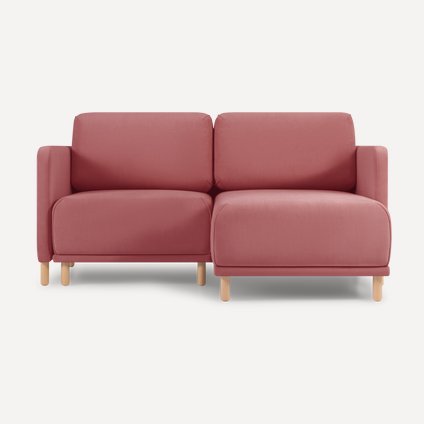 Диван угловой Нордика мини Velvet Coral