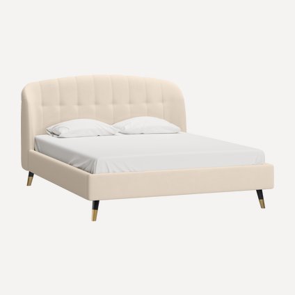 Кровать Льери 140 Velvet Light