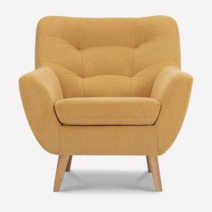 Кресло Витио Velvet Yellow