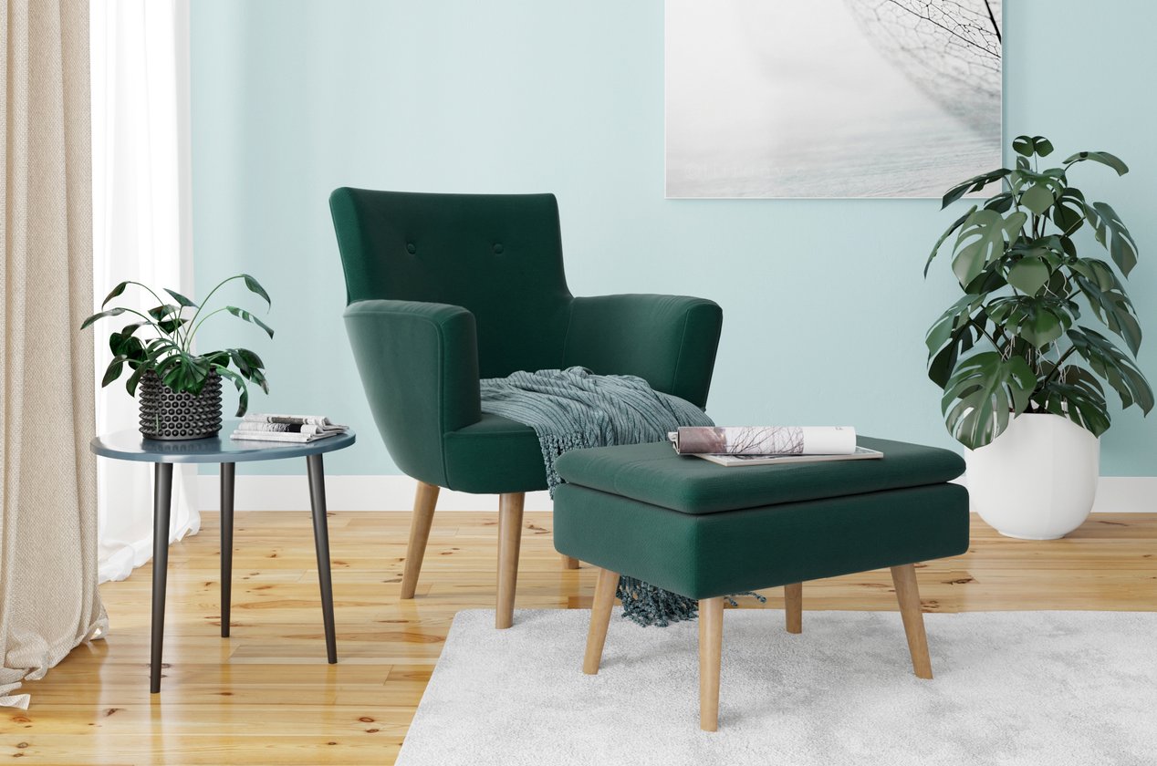 Кресло Чарли Velvet Emerald – купить в Москве по цене 24 990 рублей в ...