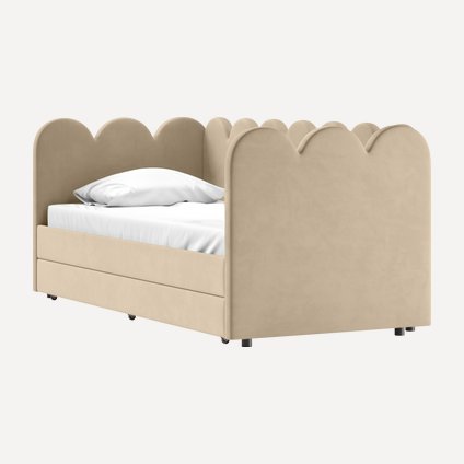 Детская кровать Табби 90 Velvet Beige