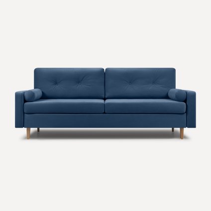 Диван прямой Динс Velvet Navy Blue