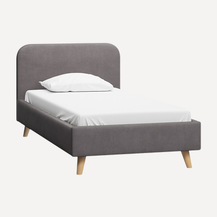 Кровать Лайтси 90 Velvet Grey